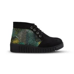 Black Bootie Dots
