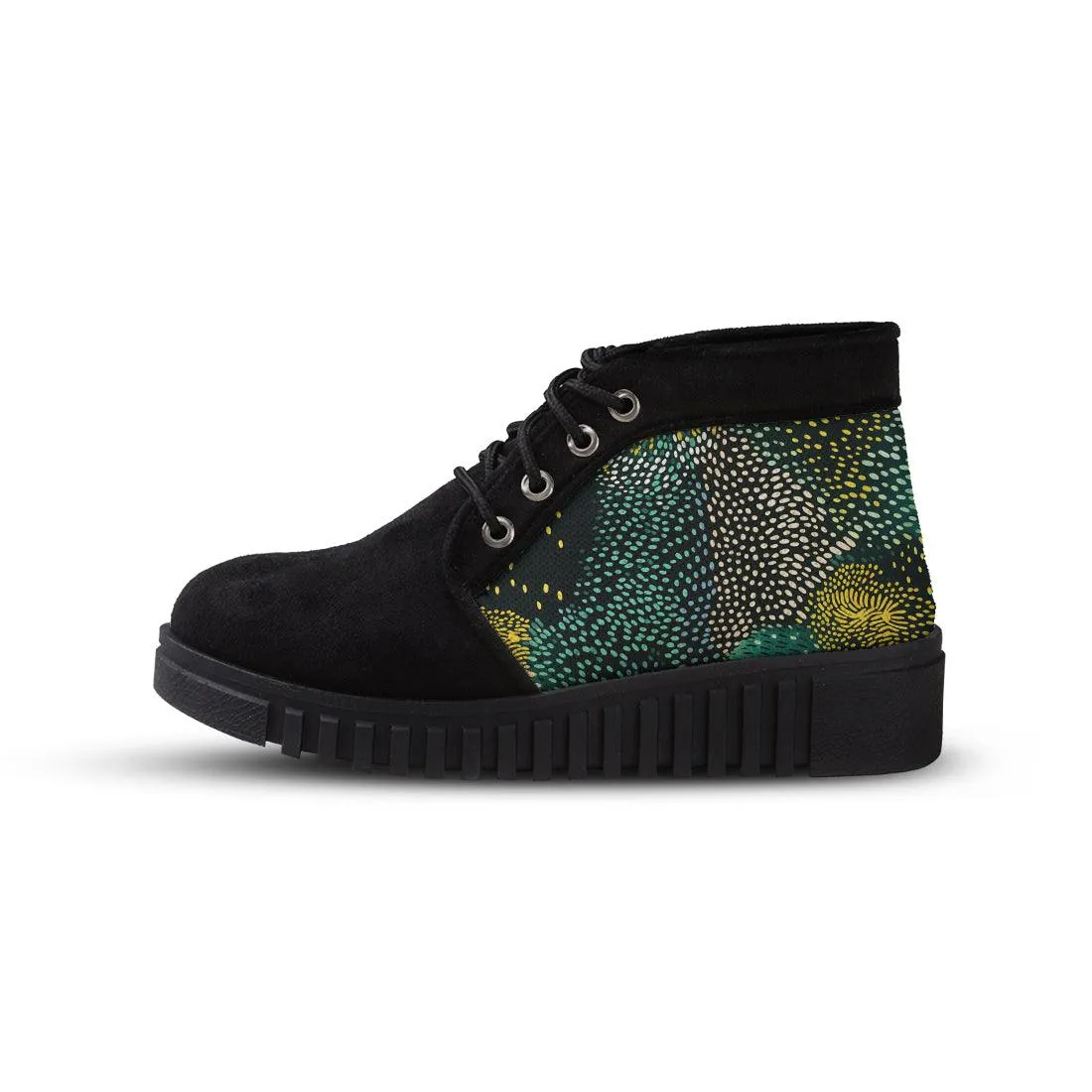 Black Bootie Dots
