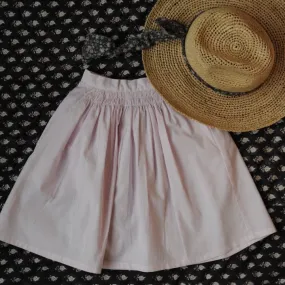 Bobo Skirt Pale Pink stripes
