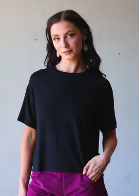 Boxy T-shirt Black