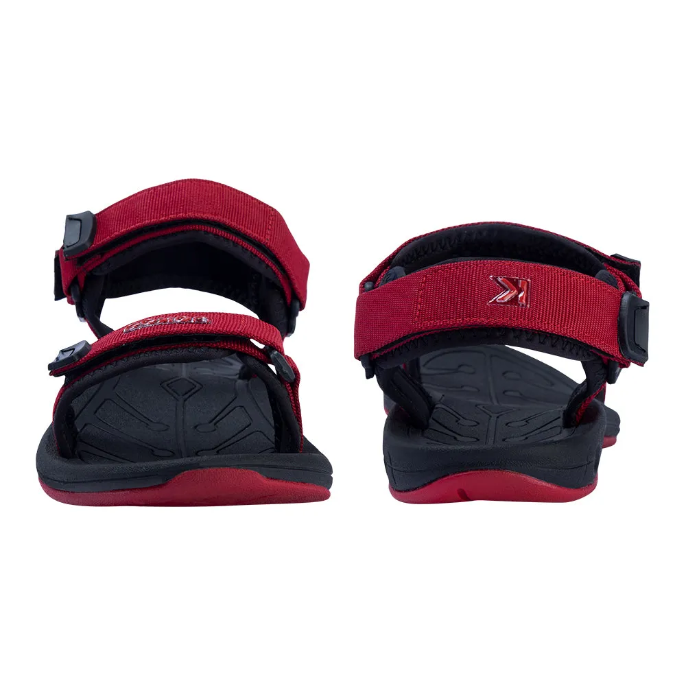 Eeken ESDG1009 Maroon And Teal Classic Casual Outdoor Sandals For Men