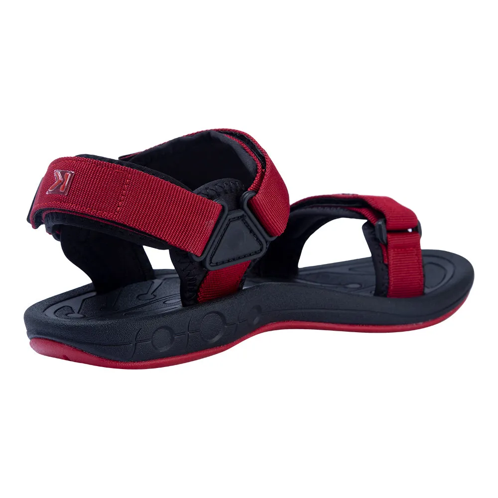 Eeken ESDG1009 Maroon And Teal Classic Casual Outdoor Sandals For Men