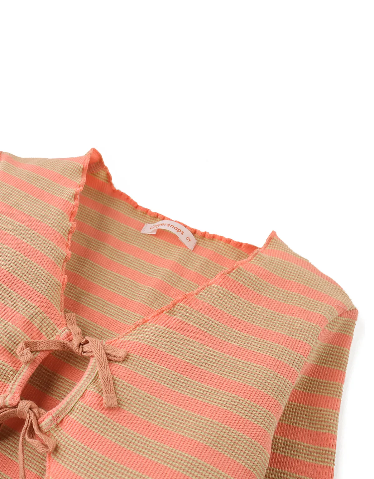 GIRLS RIBBED JERSEY CARDIGAN