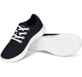 Le Mouton Women's Classic Wool Sneakers- Black