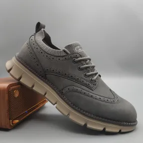Men's Autumn Breathable Sneakers Classic Orthopedic Sneakers - Gray