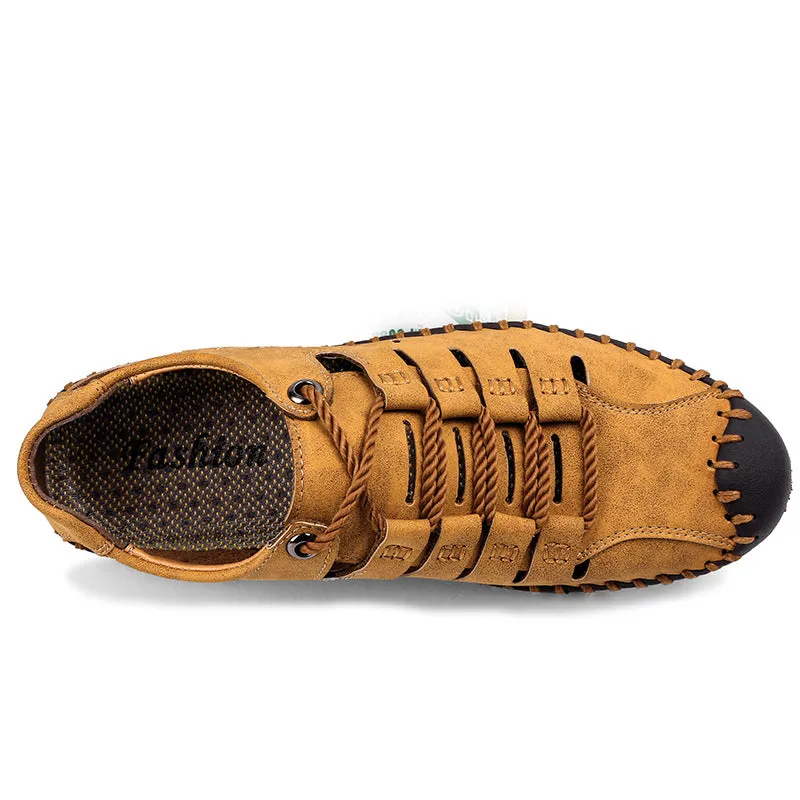 Men's Boots Autumn Men's Casual Men's Shoes Outdoor Large Size Hollow out