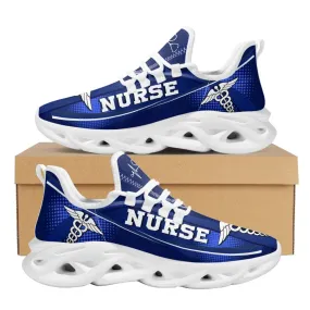 Nurse Design Mesh Swing Sneakers Casual Lightweight Platform Shoes for Ladies EMT EMS Pattern Nurse Print Shoes