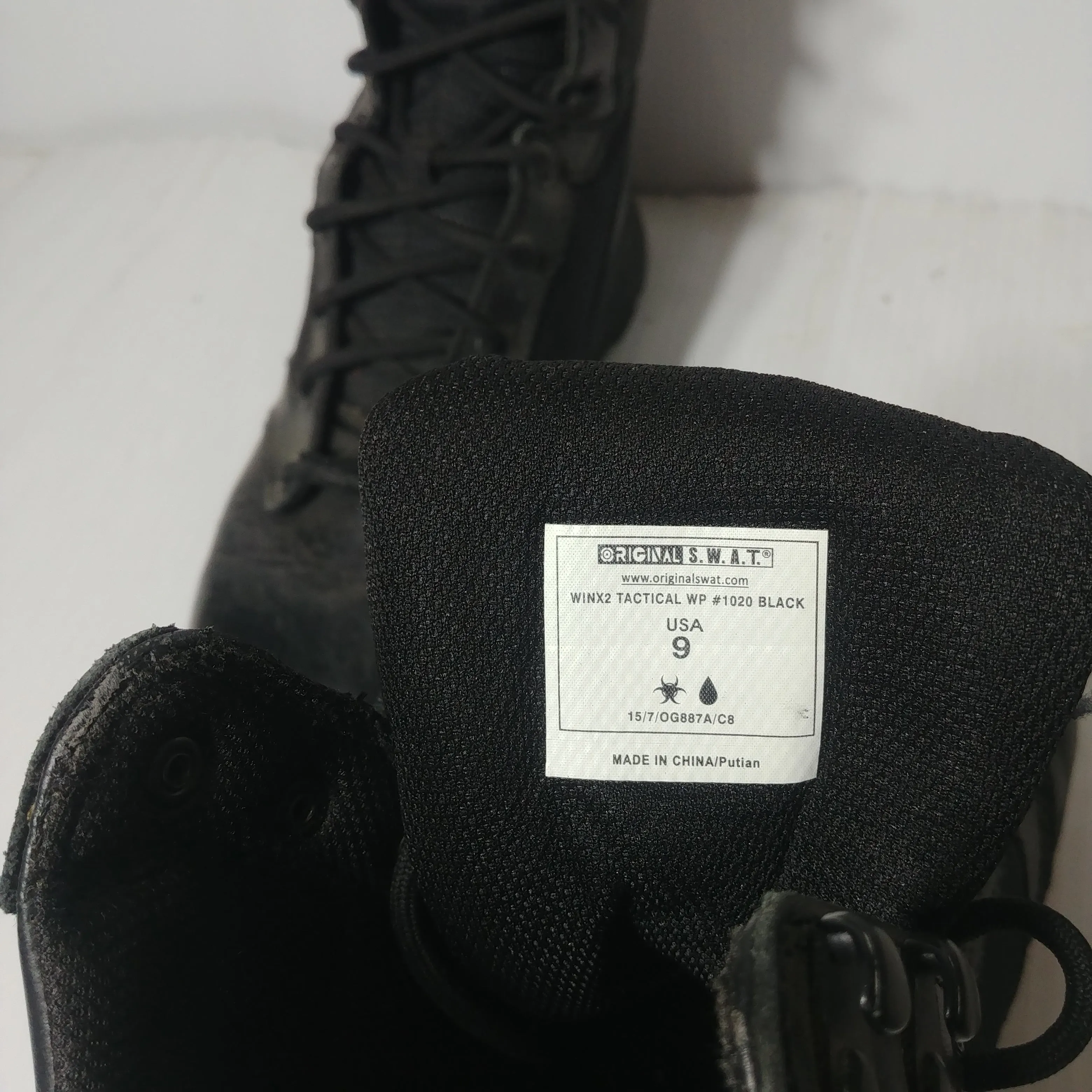 Original Swat Mens Boots - Size 9 - Pre-Owned - VQ451B