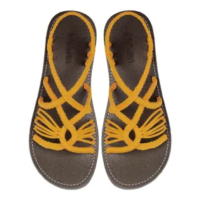 Relax - Golden Yellow Rope Sandals