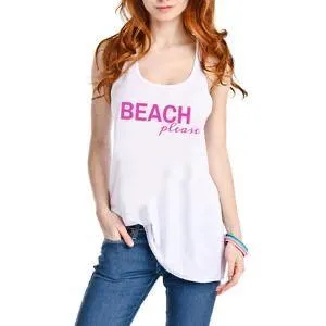 Tank tops { Beach please } Black • White • Teal • S- XXL.