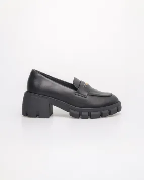 Tomaz NN373 Ladies Chunky Loafers Heels