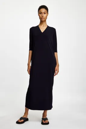 V-Neck Dress Navy