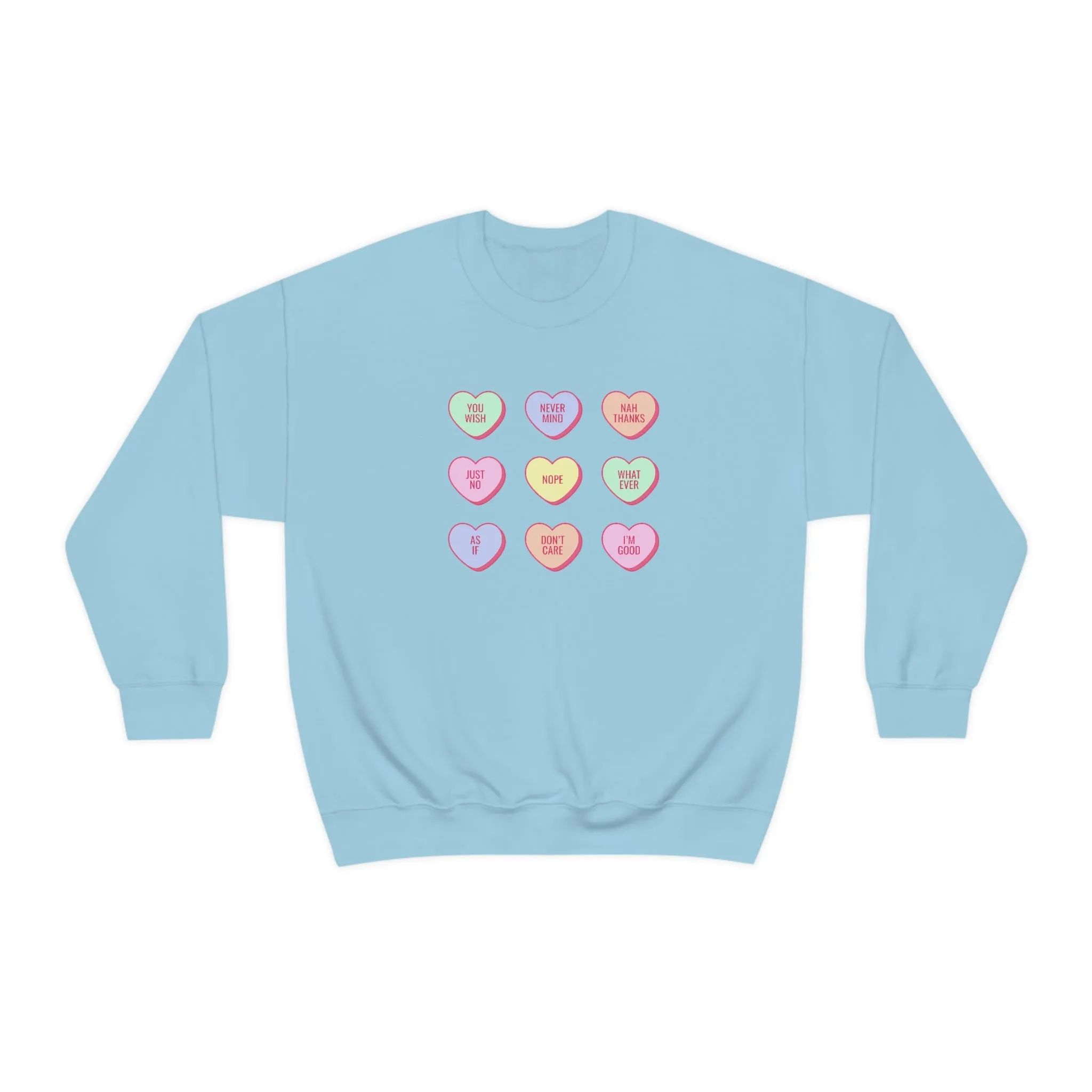 Valentines Heart Candy Sweatshirt