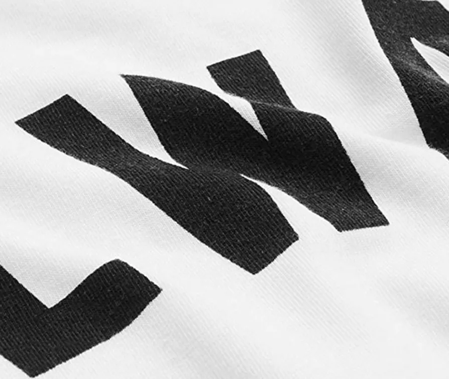 Women's Summer Cropped Top With Printed Letters